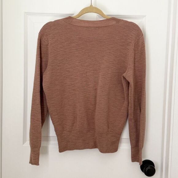 Women Madewell Milestone Pullover Sweater Classic Fit in Warm Ash Size Small - Picture 3 of 7
